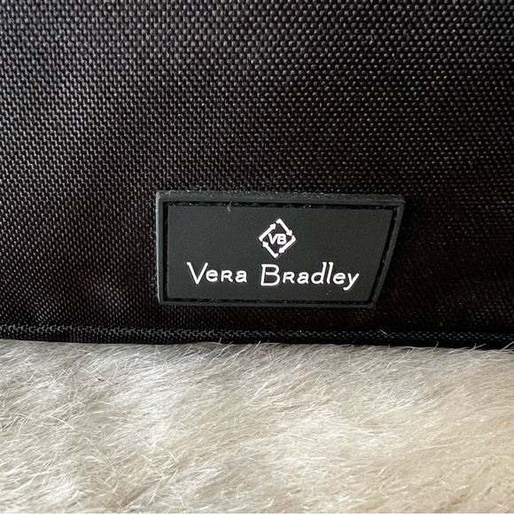 VERA BRADLEY Portable Black Zip Wristlet Baby Changing Pad Wipe Diaper Holder - Picture 6 of 15